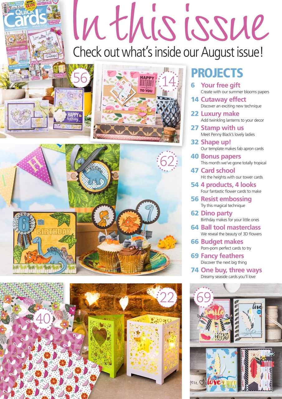 Quick Cards Made Easy Preview Pages