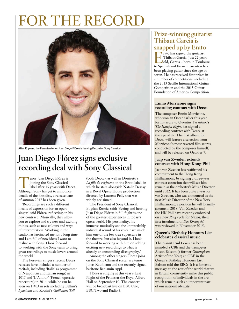 Gramophone Preview Pages