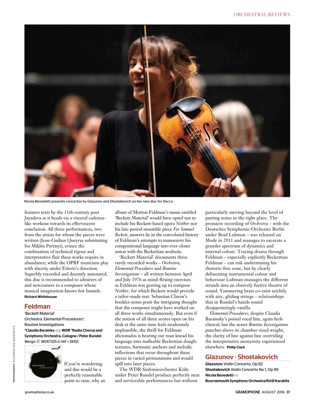 Gramophone Preview Pages