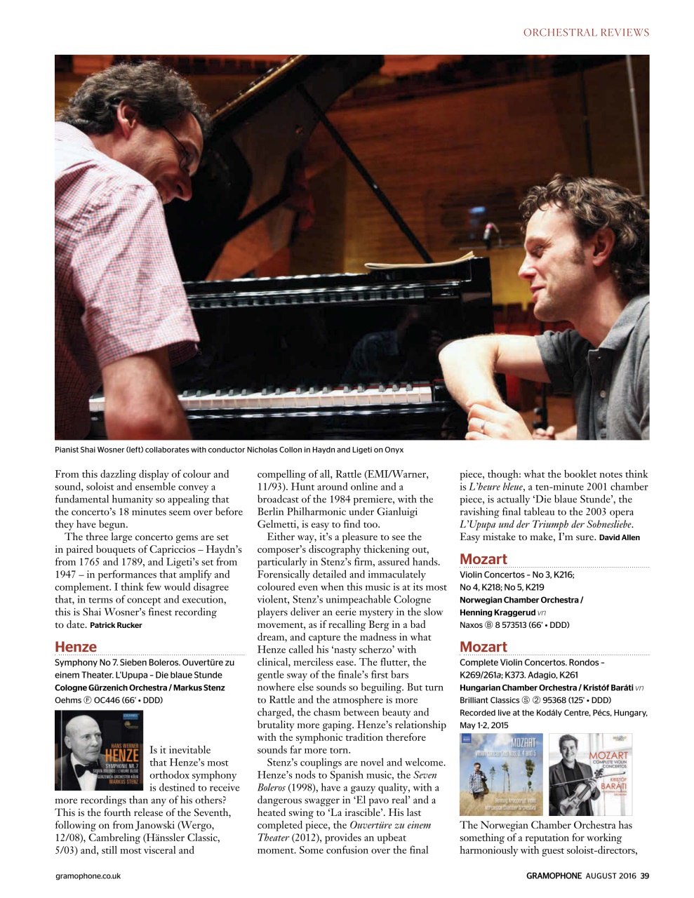 Gramophone Preview Pages