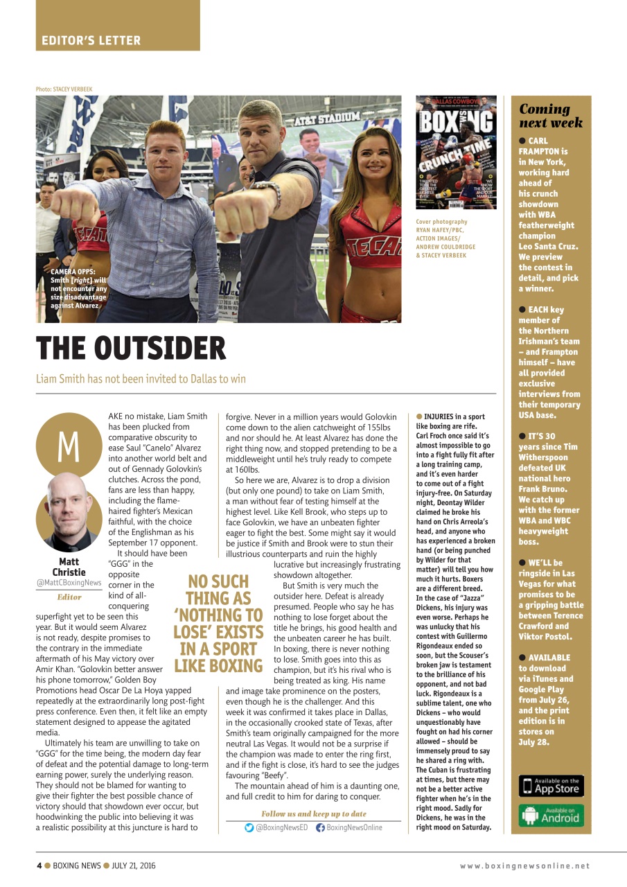 Boxing News Preview Pages