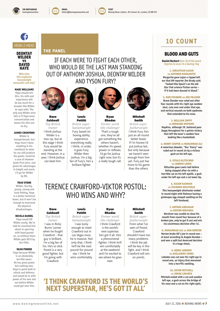 Boxing News Preview Pages