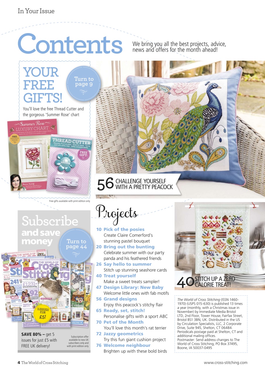 The World of Cross Stitching Preview Pages