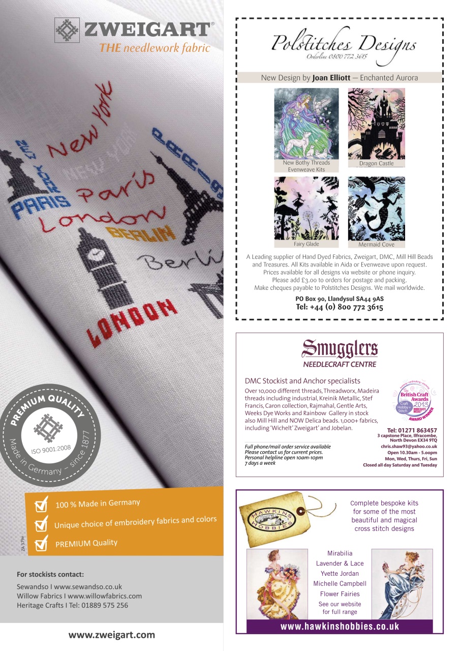 The World of Cross Stitching Preview Pages