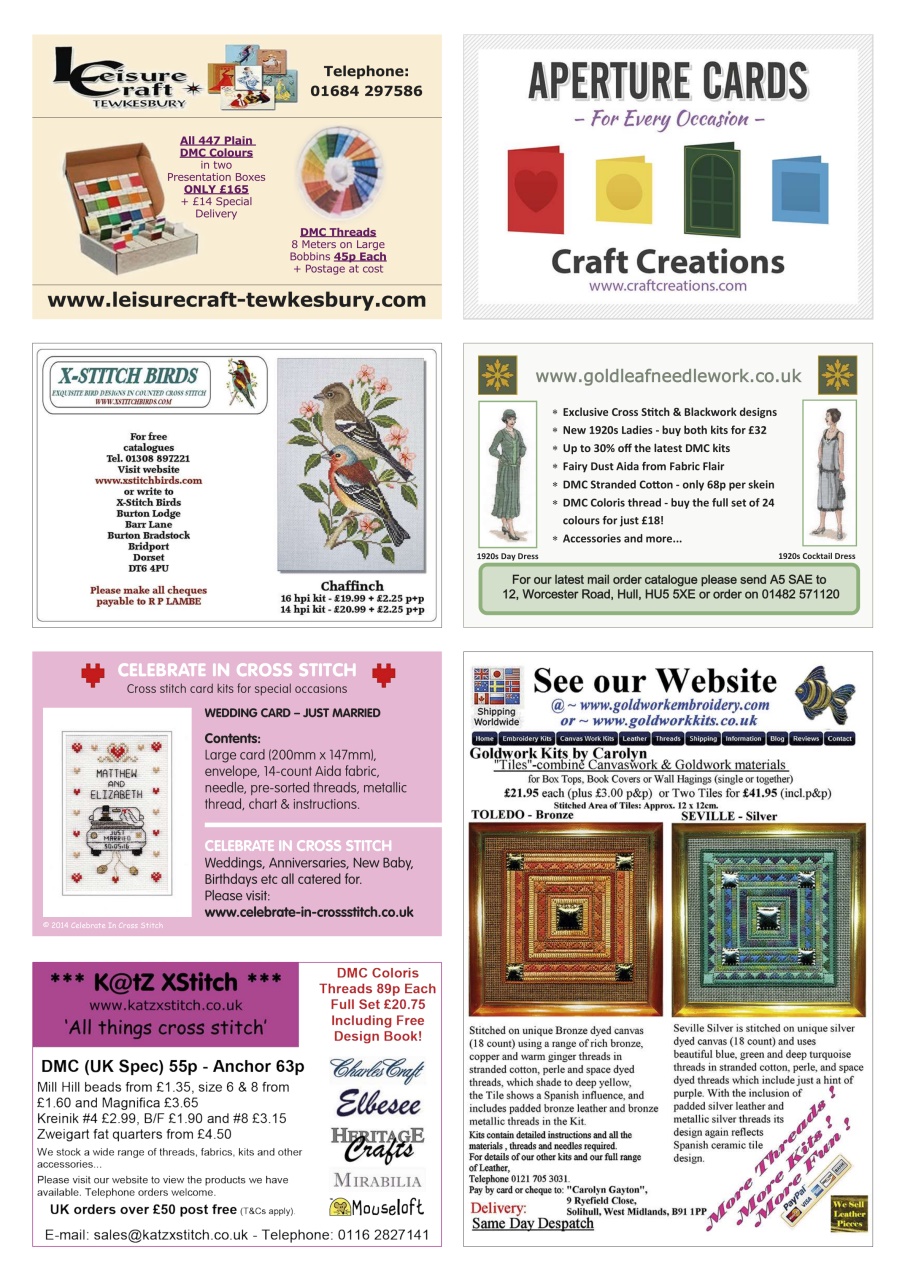 The World of Cross Stitching Preview Pages