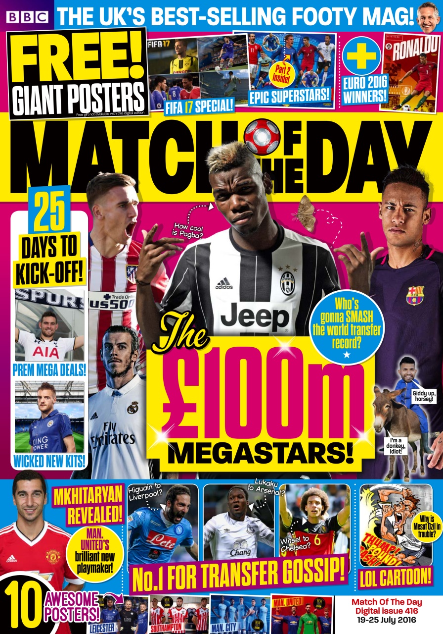 Match of the Day Preview Pages