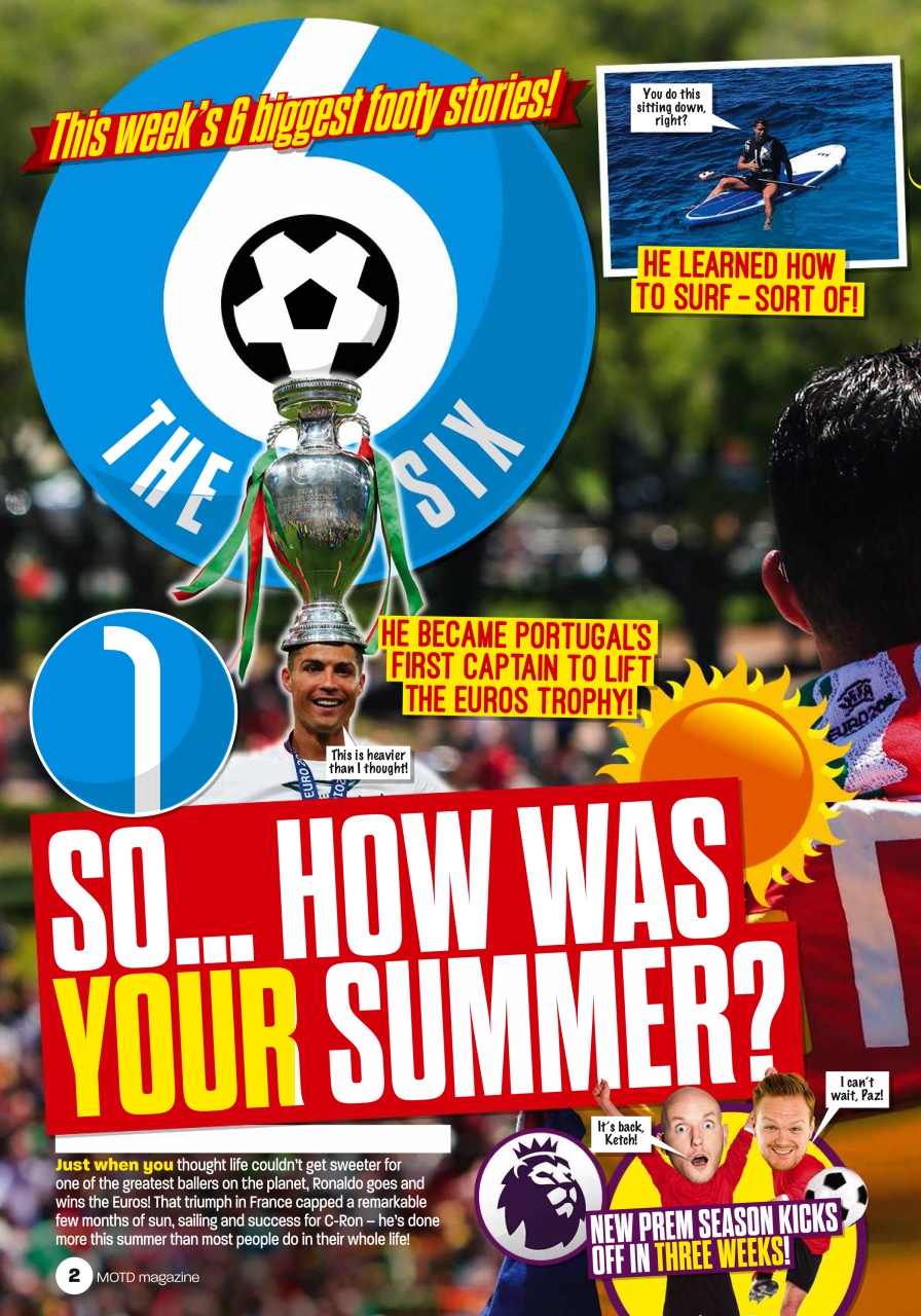 Match of the Day Preview Pages