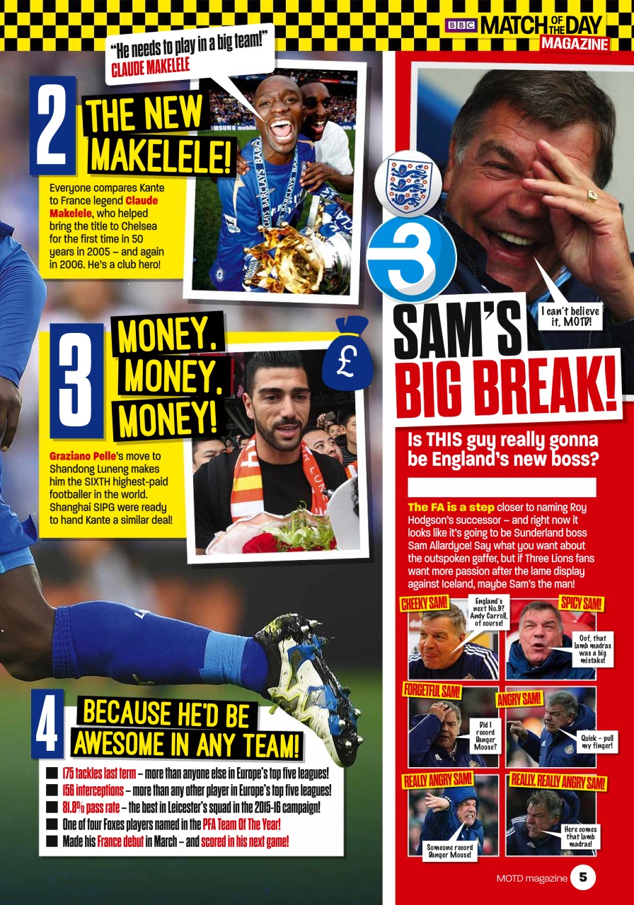 Match of the Day Preview Pages