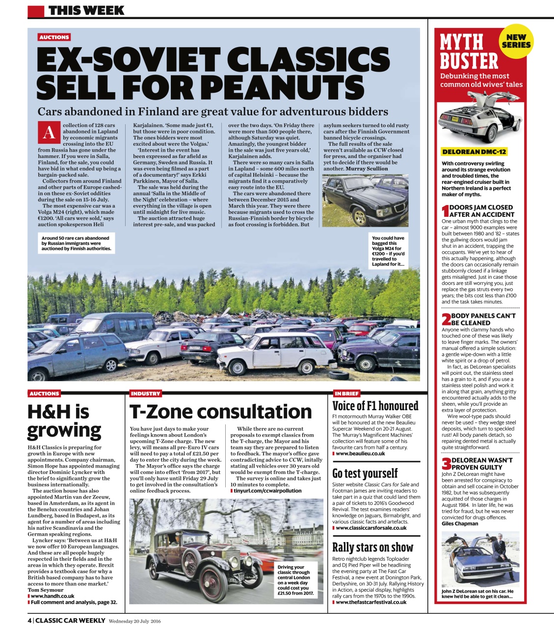 Classic Car Weekly Preview Pages