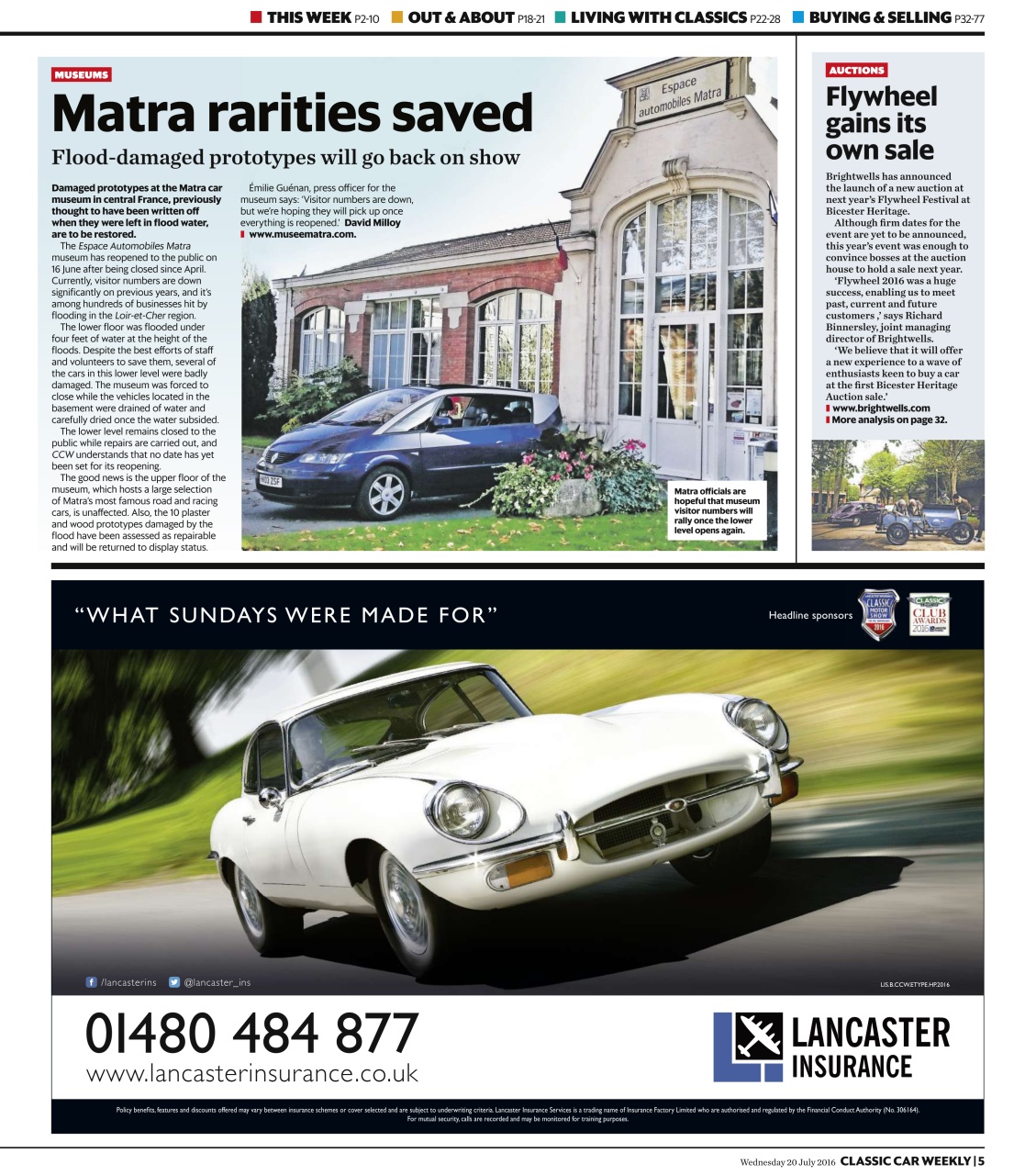 Classic Car Weekly Preview Pages