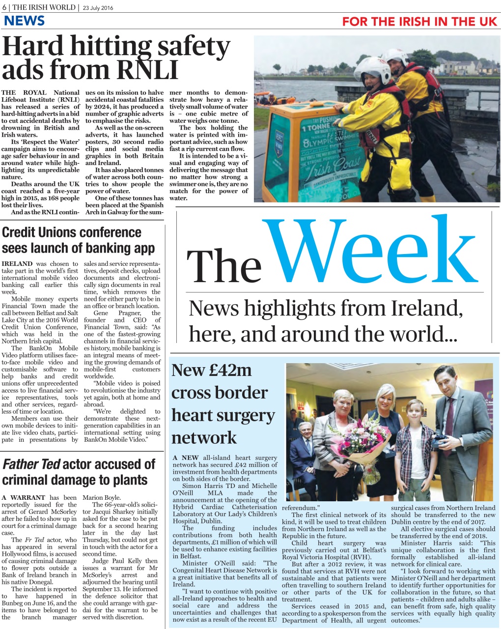 Irish World Preview Pages