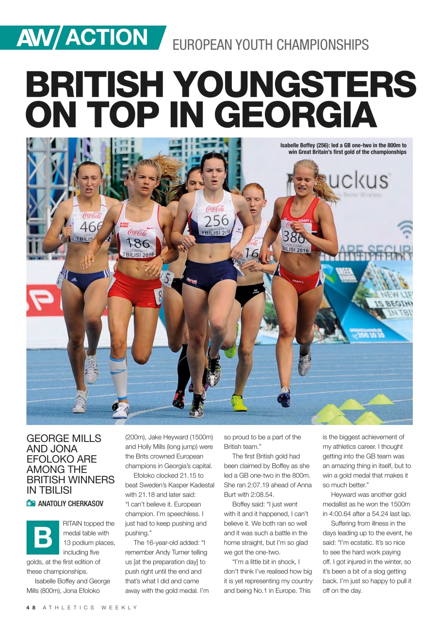 AW – Athletics Weekly Magazine Preview Pages