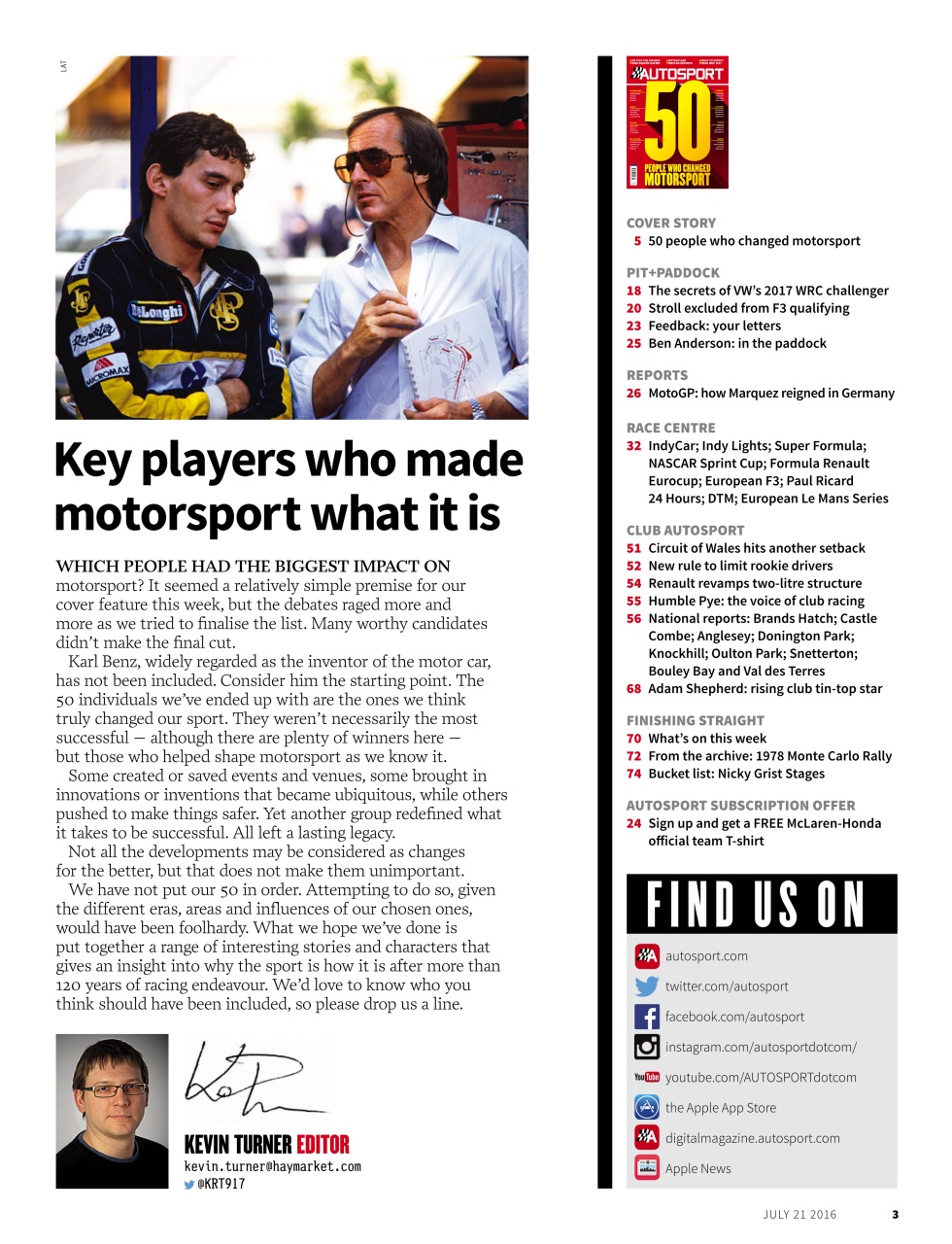 Autosport Preview Pages