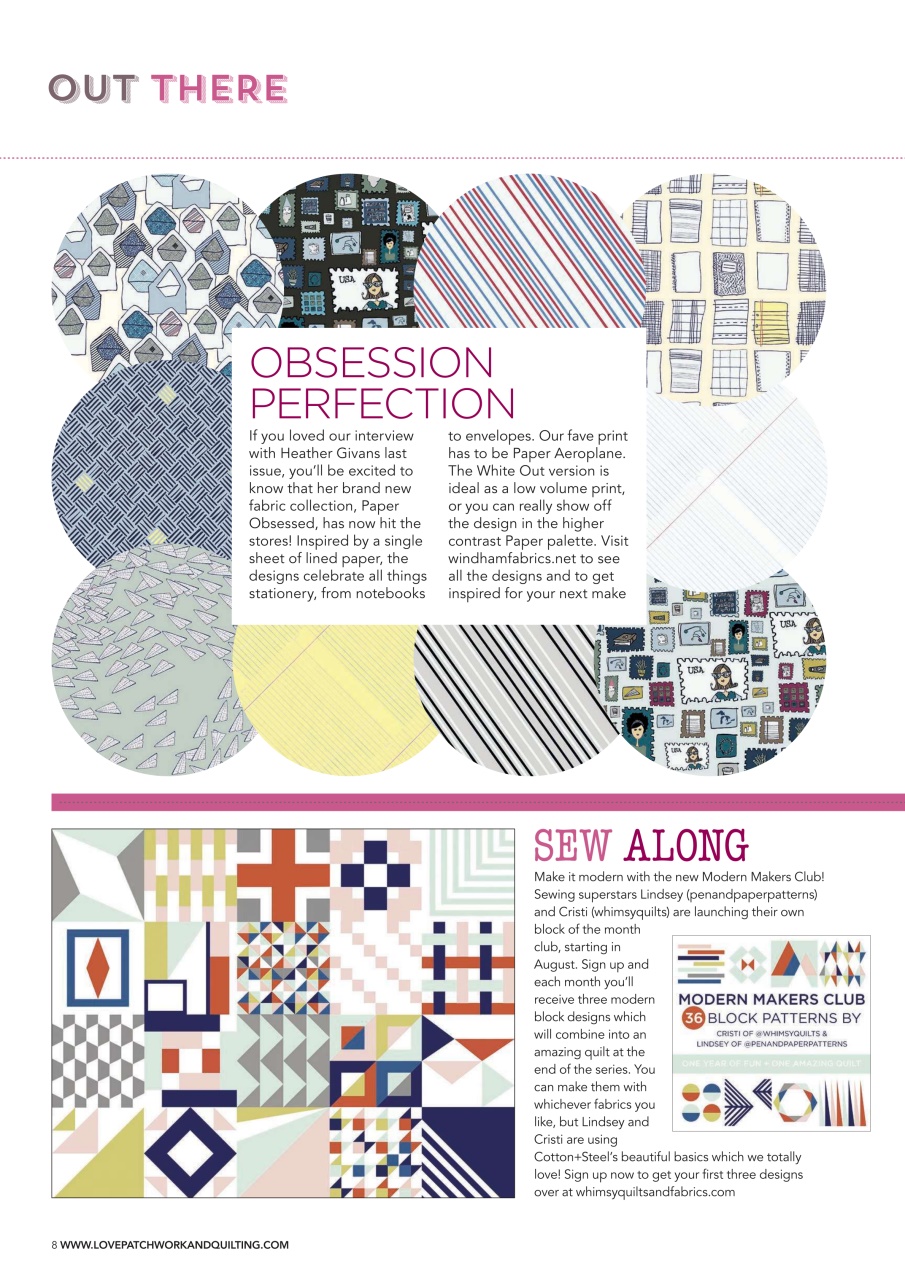 Love Patchwork & Quilting Preview Pages