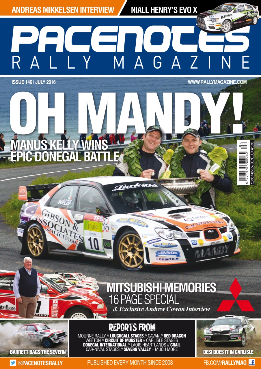 Pacenotes Rally magazine Preview Pages