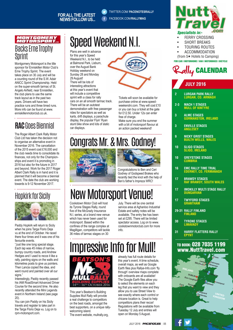 Pacenotes Rally magazine Preview Pages