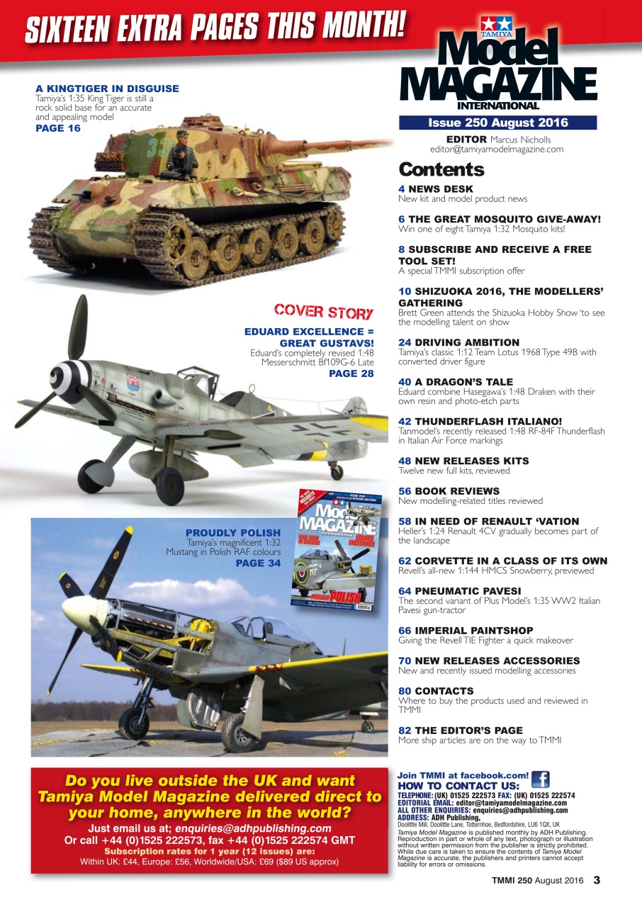 Tamiya Model Magazine Preview Pages