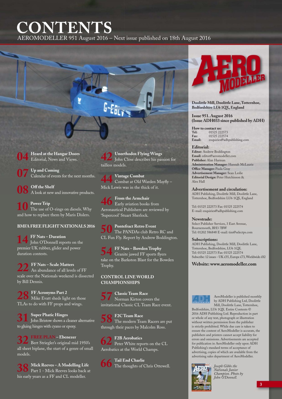 AeroModeller Preview Pages