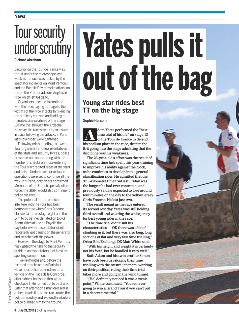 Cycling Weekly Preview Pages