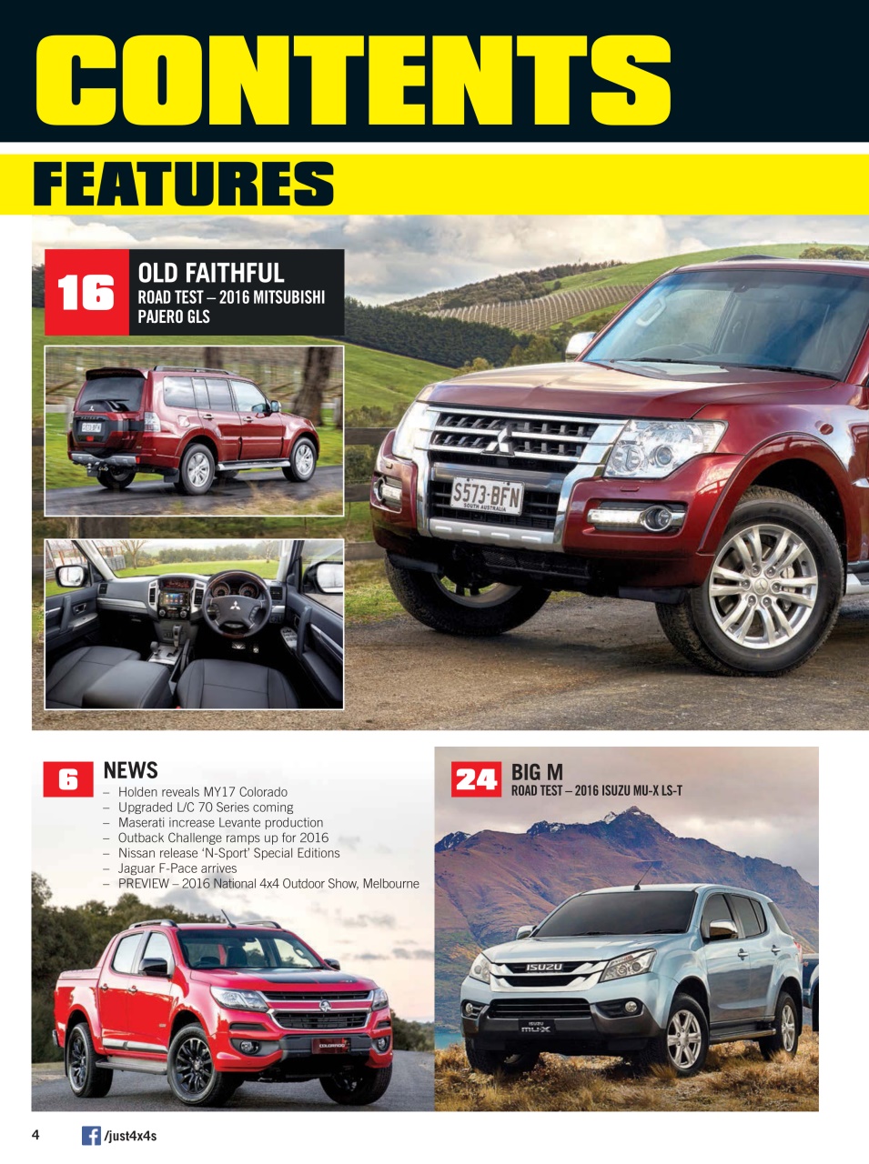 JUST 4X4S Preview Pages