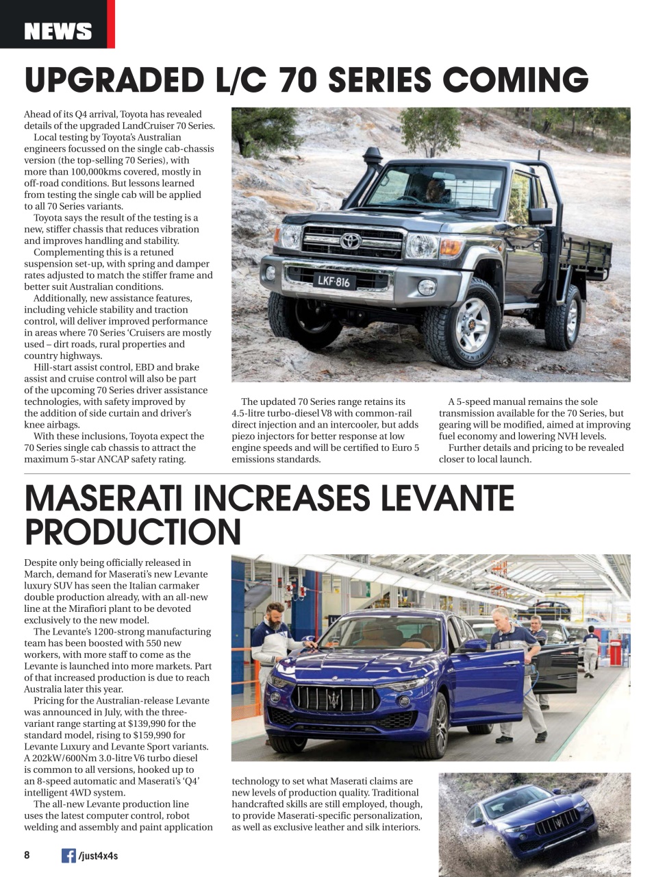 JUST 4X4S Preview Pages