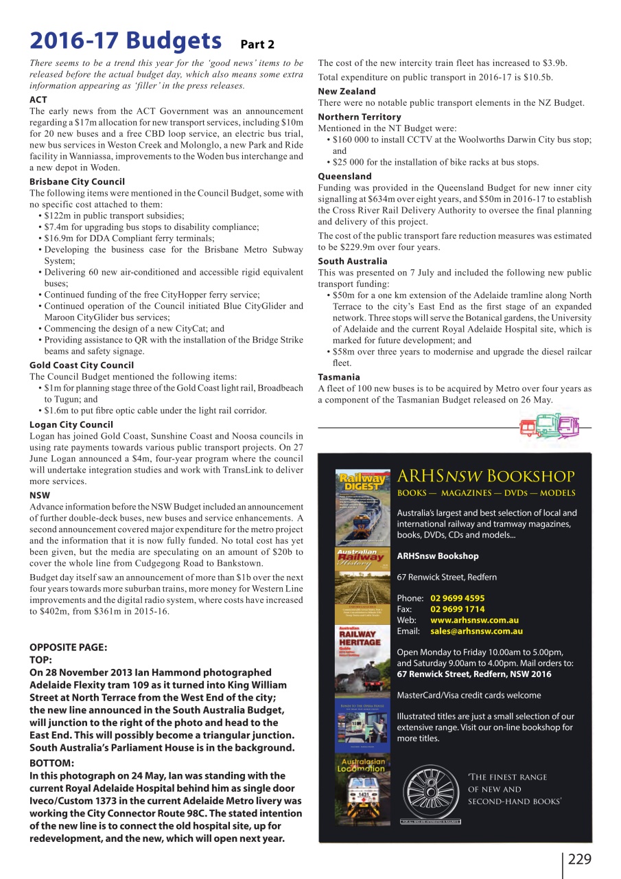 Transit Australia Preview Pages