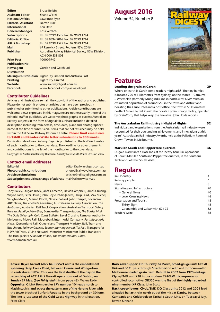 Railway Digest Preview Pages