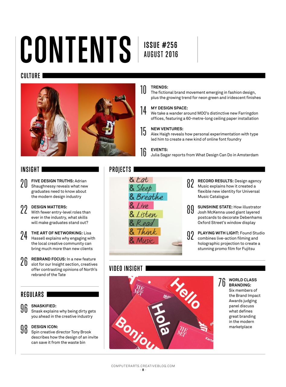 Computer Arts Preview Pages