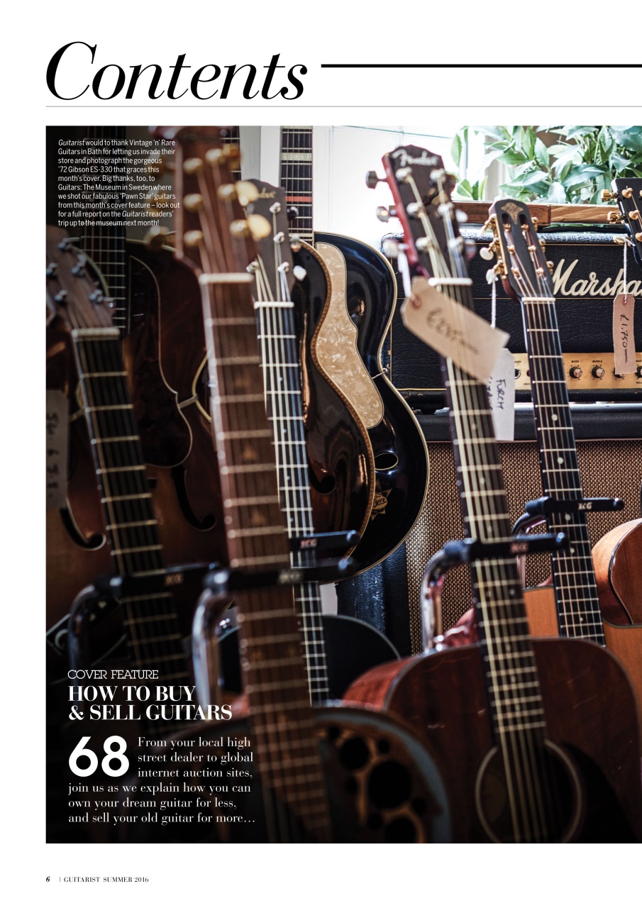 Guitarist Preview Pages