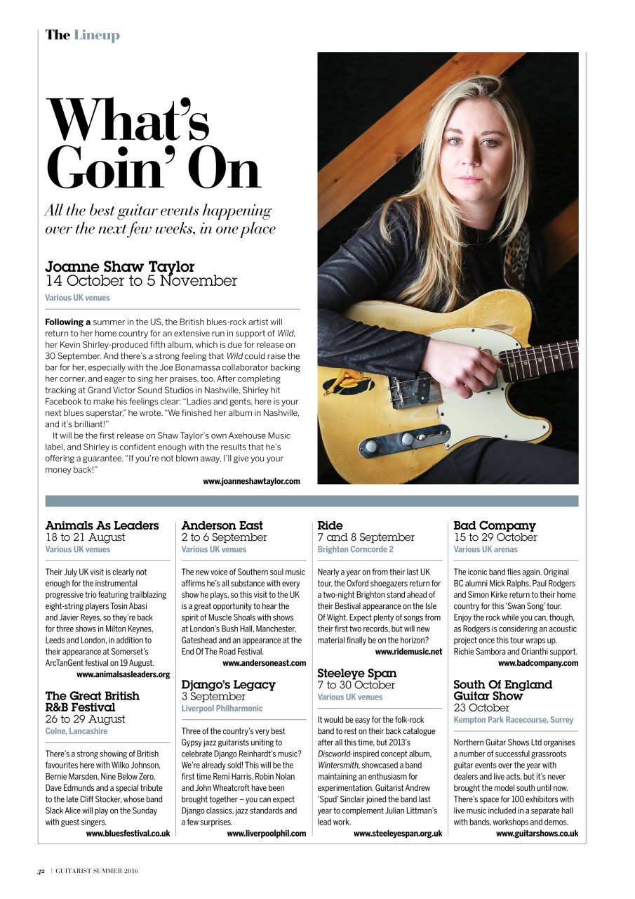 Guitarist Preview Pages