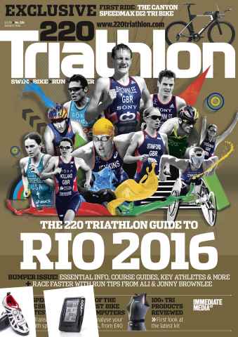 220 Triathlon Magazine issue August 2016