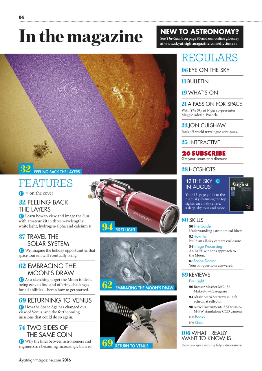 BBC Sky at Night Magazine Preview Pages