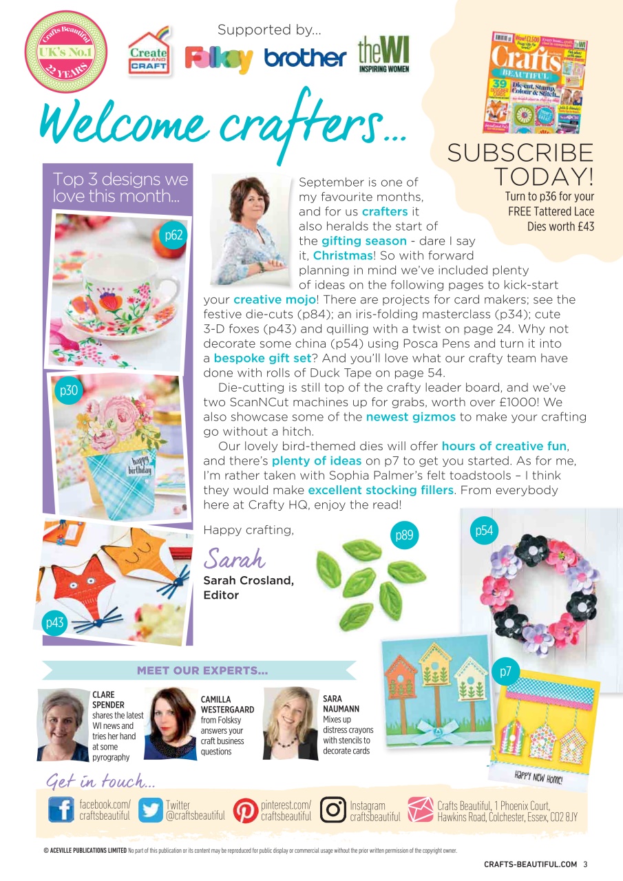 Crafts Beautiful Preview Pages
