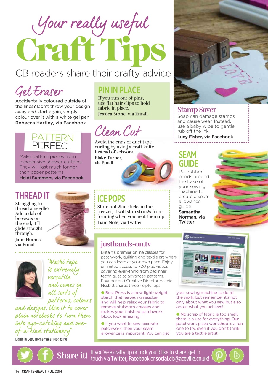 Crafts Beautiful Preview Pages