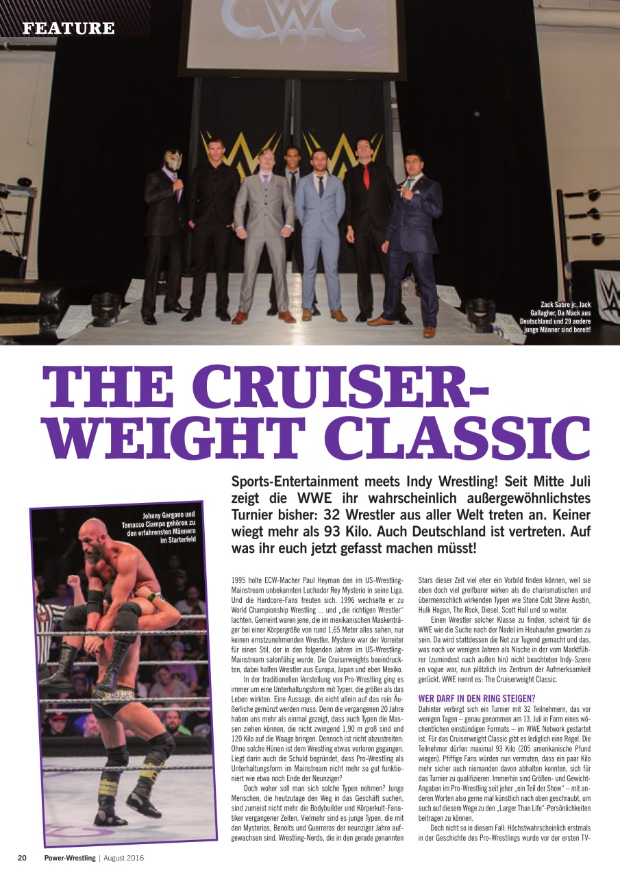 Power-Wrestling Preview Pages