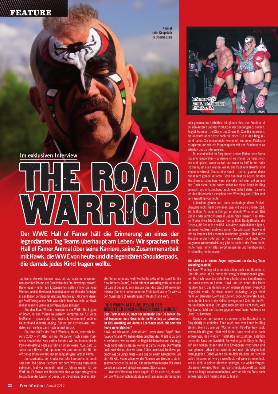 Power-Wrestling Preview Pages