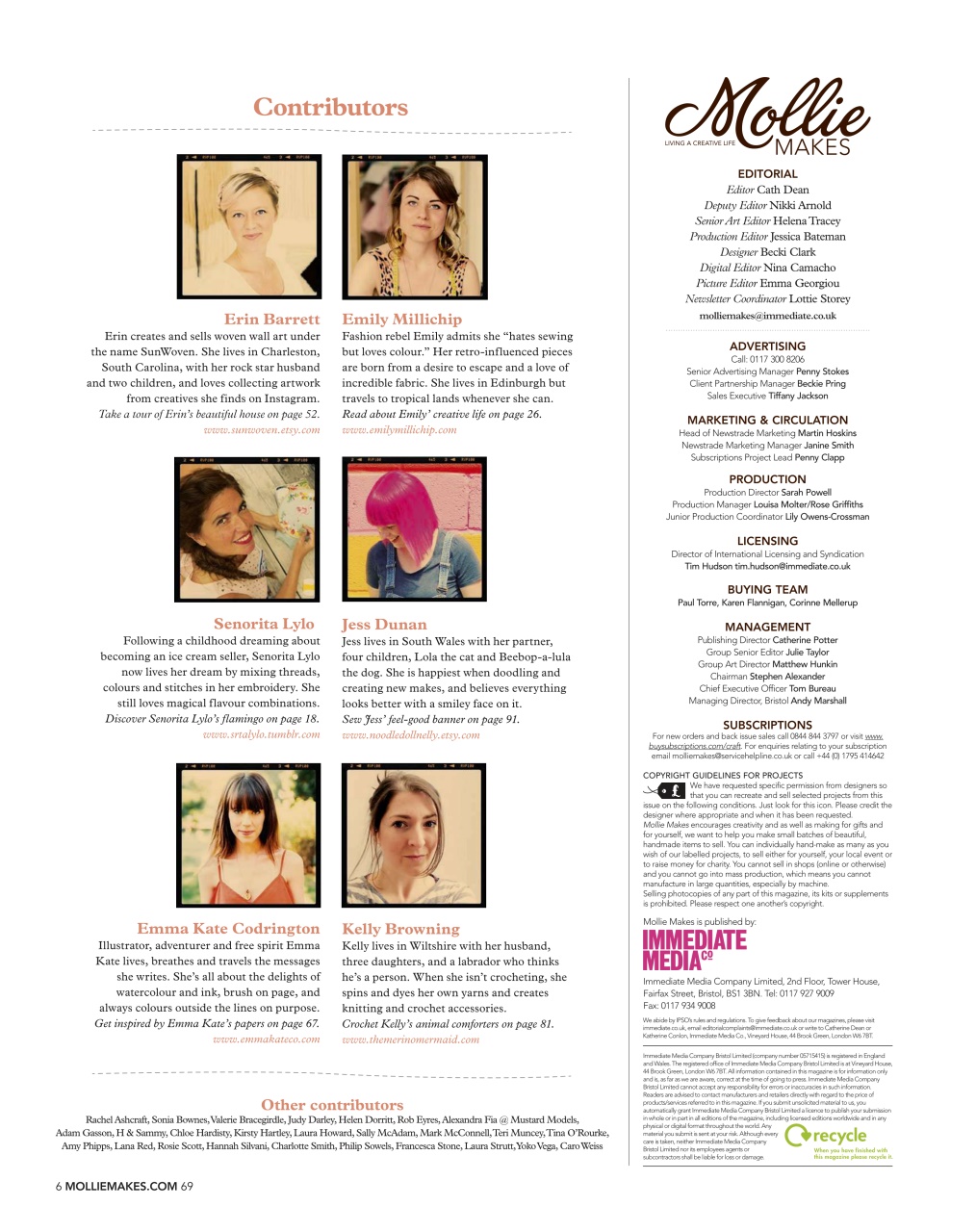 Mollie magazine Preview Pages