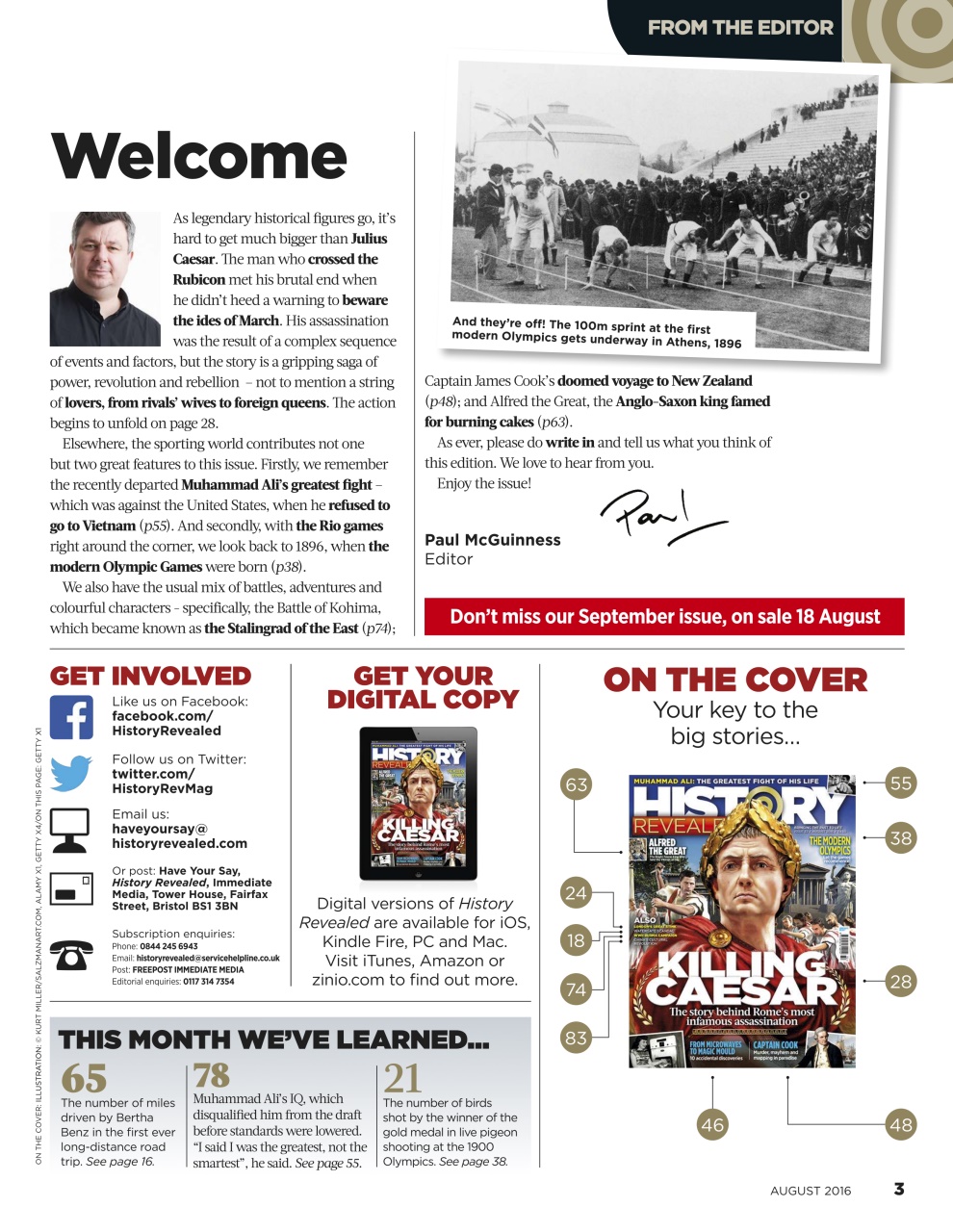 BBC History Revealed Magazine Preview Pages