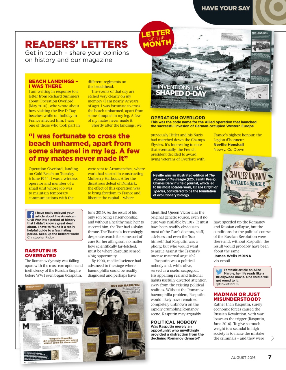 BBC History Revealed Magazine Preview Pages