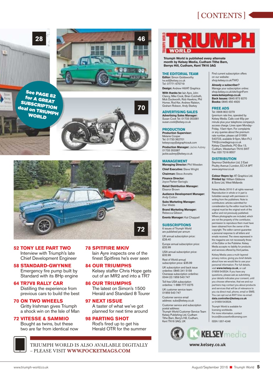Triumph World Preview Pages