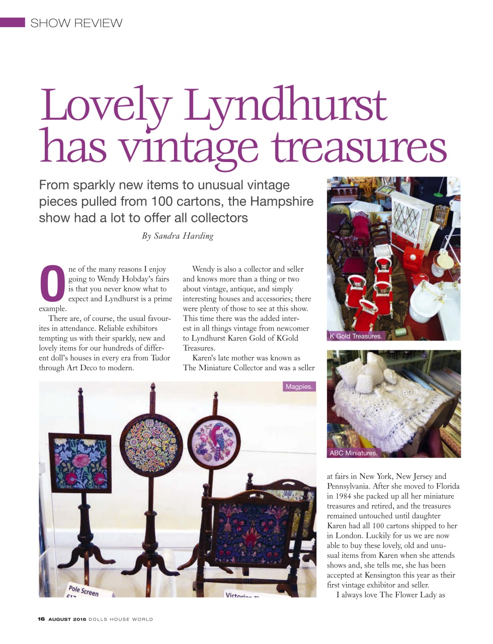 Dolls House World Preview Pages