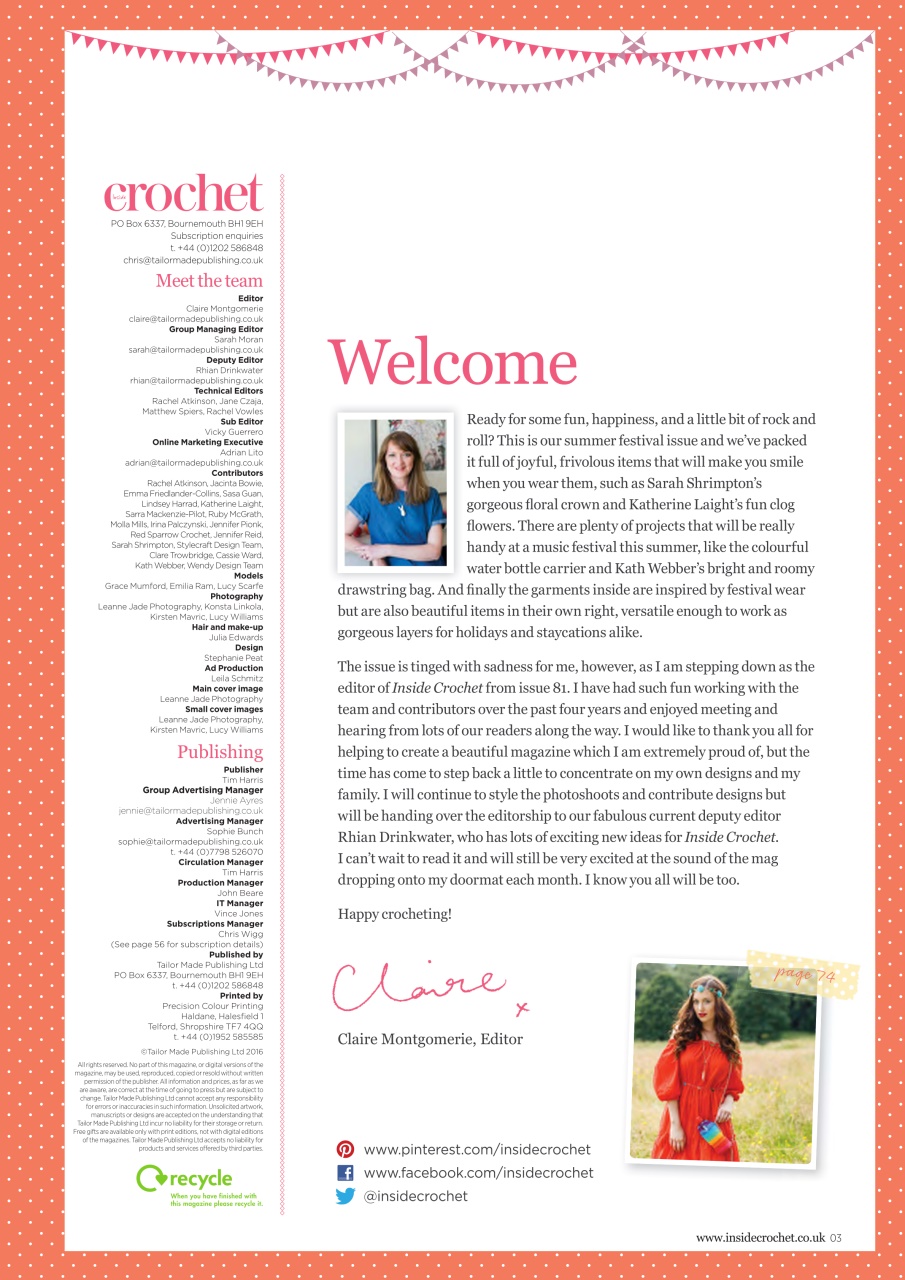 Inside Crochet Preview Pages