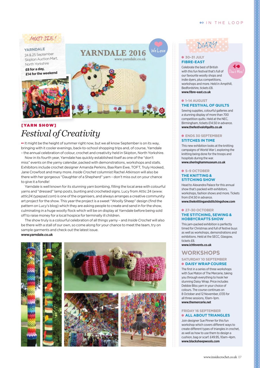 Inside Crochet Preview Pages