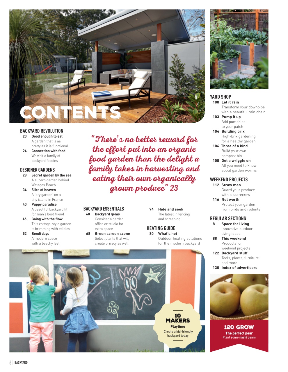 Backyard & Outdoor Living Preview Pages