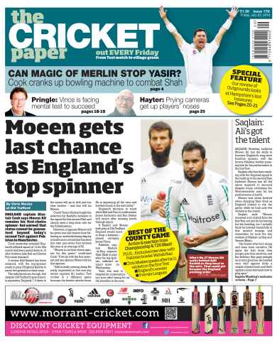 The Cricket Paper issue 22nd July 2016