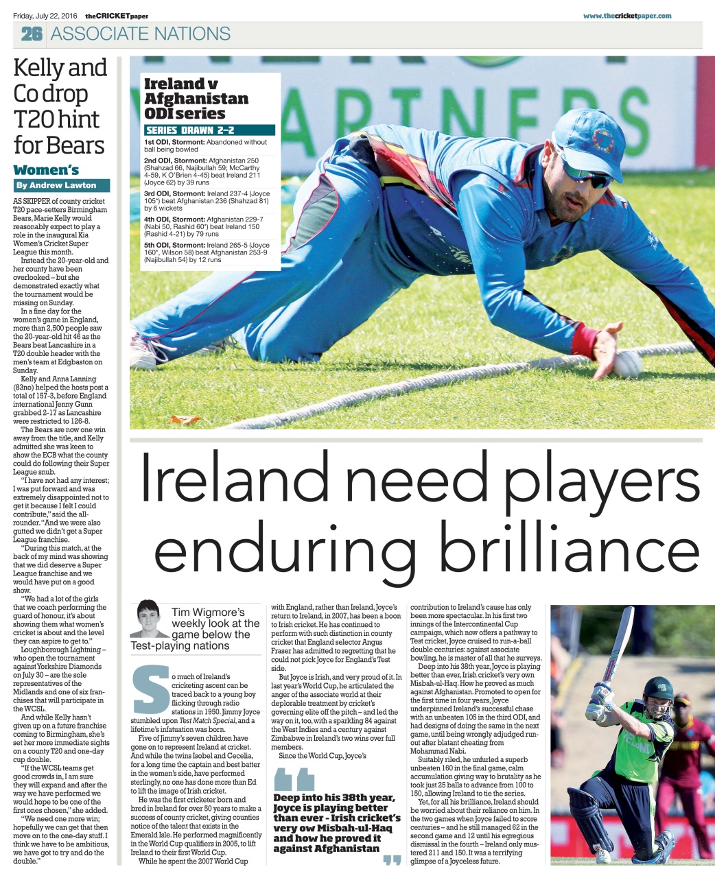 The Cricket Paper Preview Pages