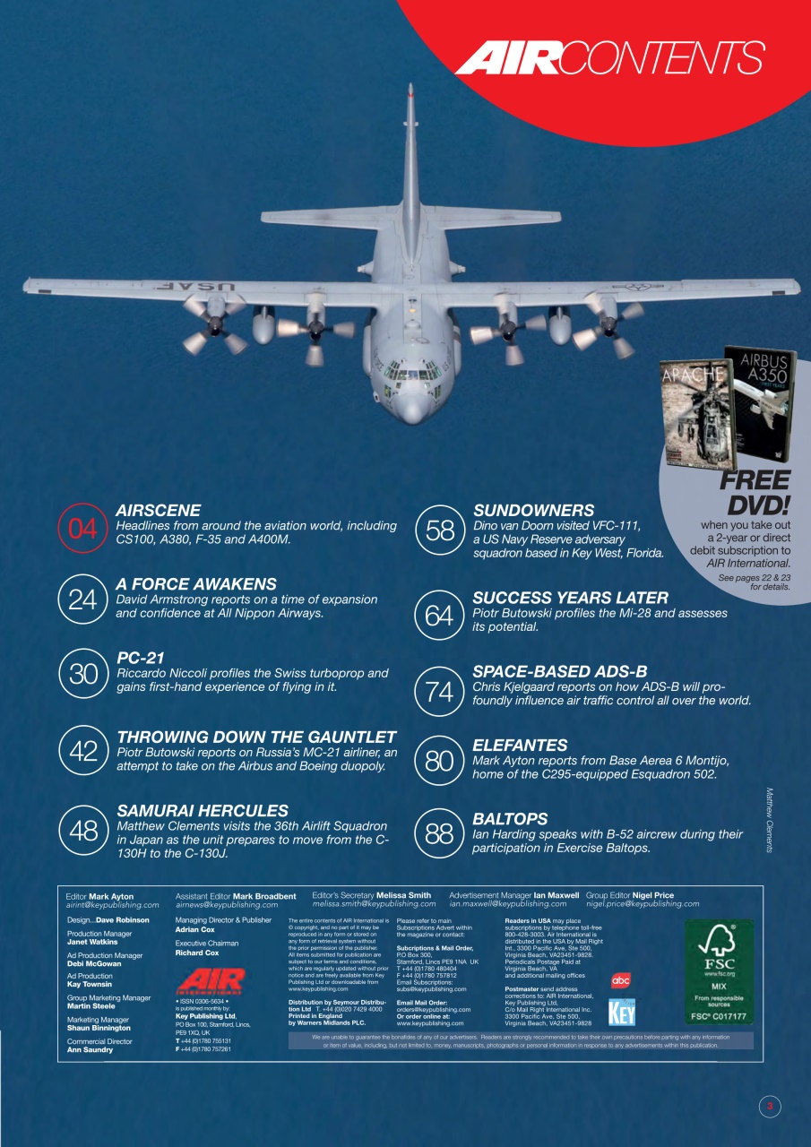 AIR International Preview Pages