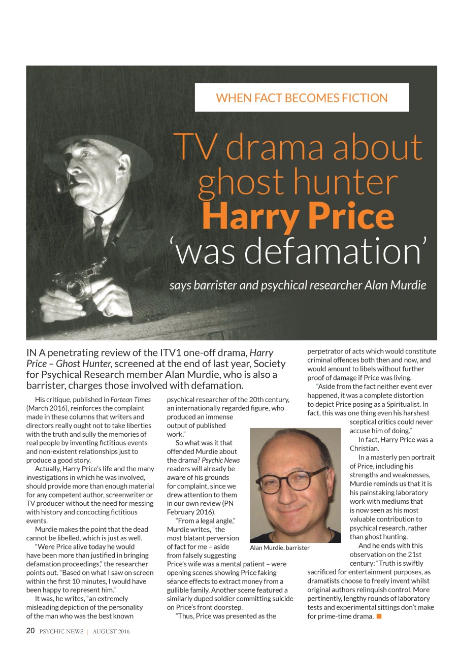 Psychic News Preview Pages