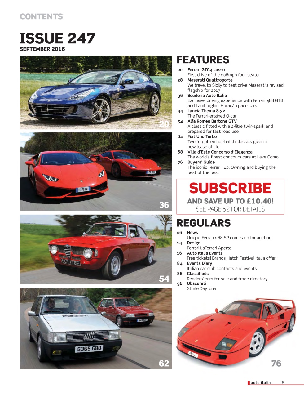 AutoItalia Magazine Preview Pages