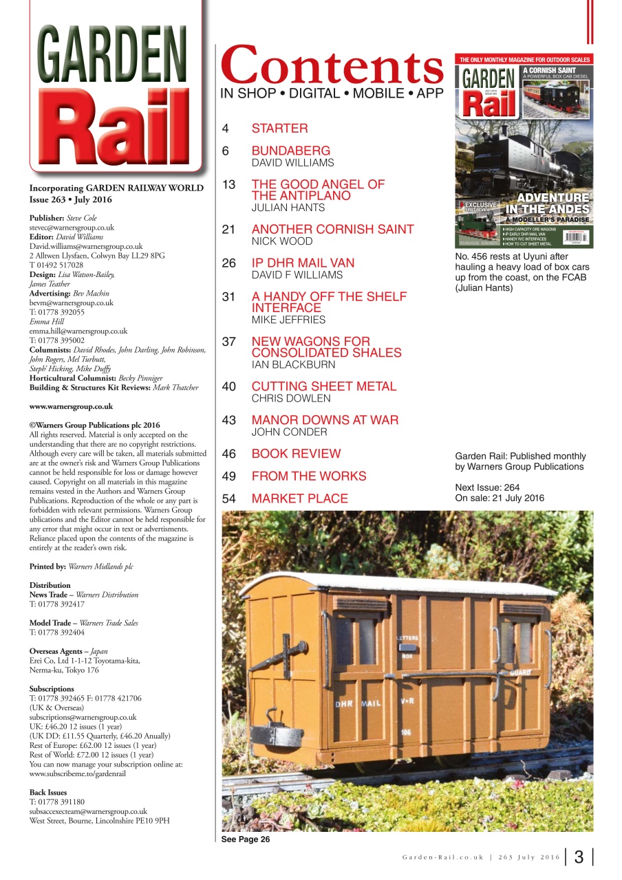 Garden Rail Preview Pages